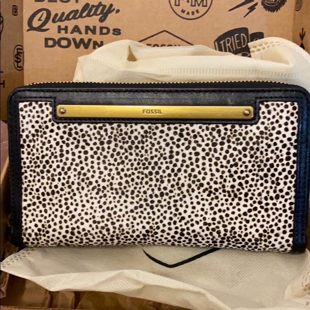 Fossil Liza Clutch - leather & calfskin